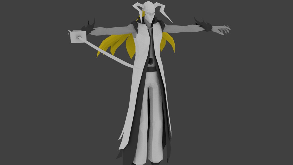 Low Poly Ichigo based Guy preview image 1
